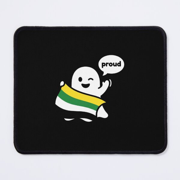 Item preview, Minimalist Cute Skoliosexual Pride Flag Ghost designed and sold by DuckOddity.