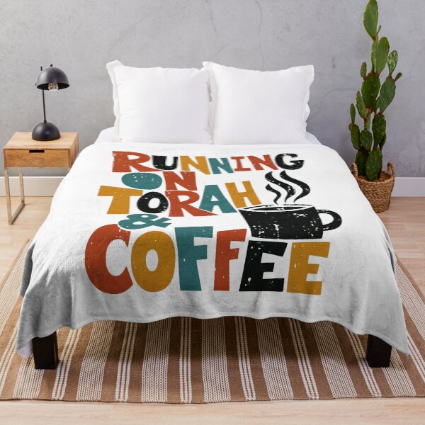 Item preview, Running on Torah & Coffee designed and sold by Amber Dove Studio.