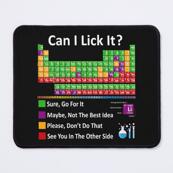 Item preview, Can I Lick It Funny Chemistry Periodic Table Science Classic T-Shirt designed and sold by RRMadeArt.