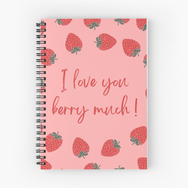 Item preview, Red I Love You Berry Much! designed and sold by BillieBroome.