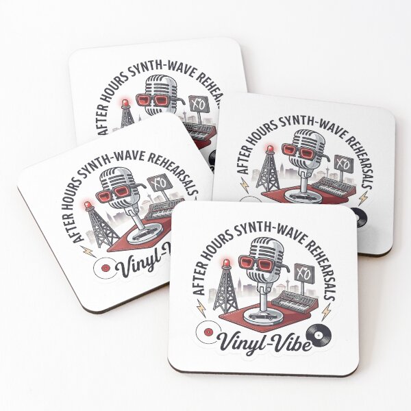 Item preview, Midnight Synth-Wave Legend Collection | Retro Pop Vibe Sticker designed and sold by Vinyl-Vibe.