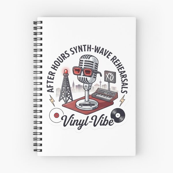 Item preview, Midnight Synth-Wave Legend Collection | Retro Pop Vibe Sticker designed and sold by Vinyl-Vibe.