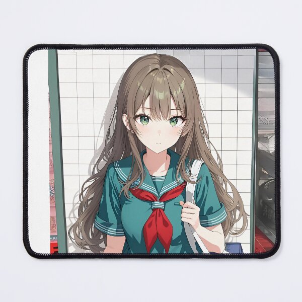 Item preview, Kagura Rena – Silent Night Schoolgirl Aesthetic Anime Girl designed and sold by XODAD.
