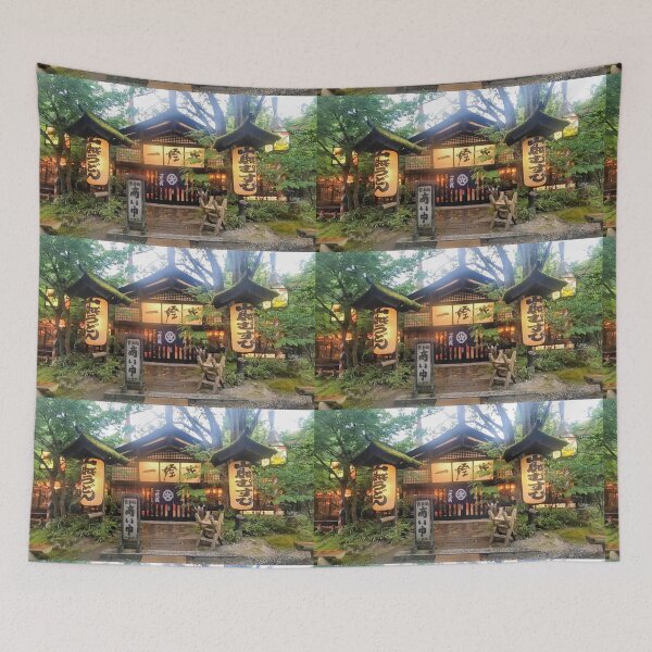Item preview, Hidden Japanese Inn in the Forest designed and sold by EchoWave11.