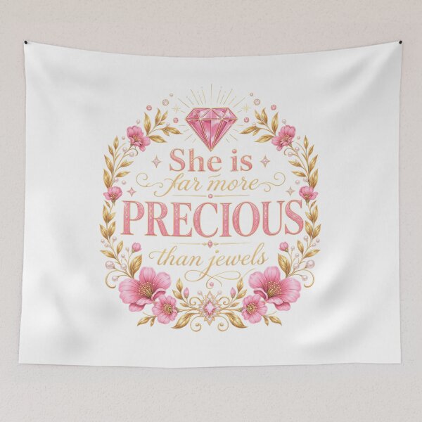 Item preview, She is far mor precious that jewels - Woman of Faith designed and sold by ChristianLife.