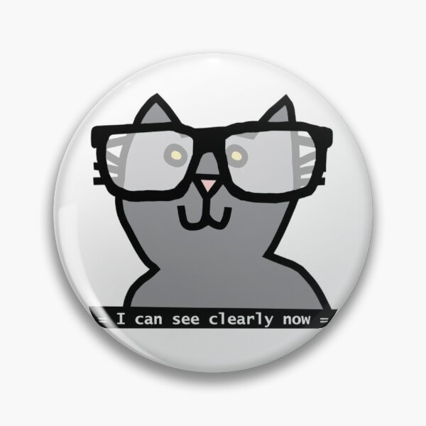 Item preview, Funny Cat With Glasses Nerd Kitty Classic T-Shirt designed and sold by RRMadeArt.