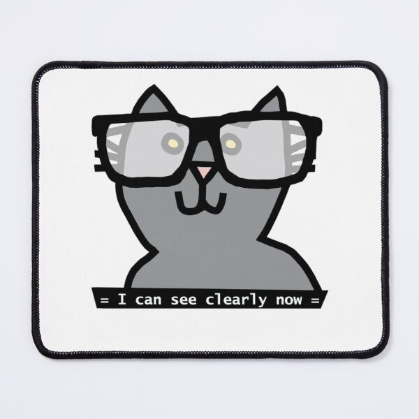 Item preview, Funny Cat With Glasses Nerd Kitty Classic T-Shirt designed and sold by RRMadeArt.