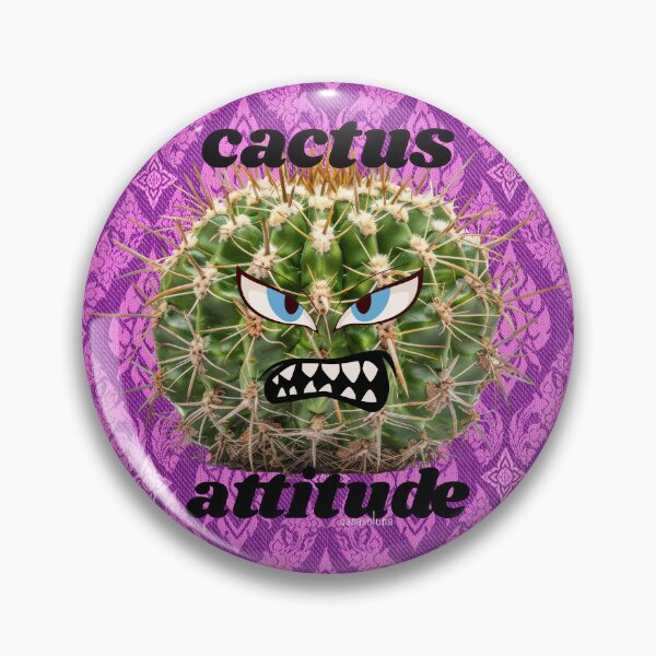 Item preview, cactus bad mood designed and sold by CasaSoluna.