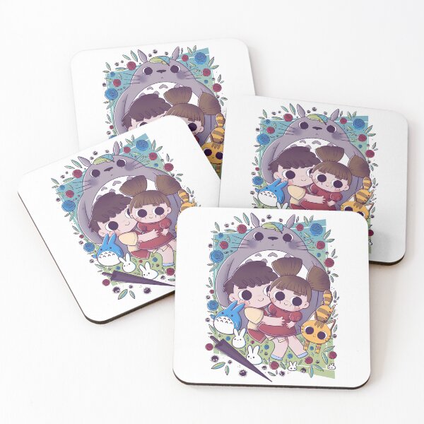 Item preview,  Cute kawaii art siblings [[totoros]] -%[ghiblis]%-playing aways cartoon style designed and sold by ITsyxuanart.