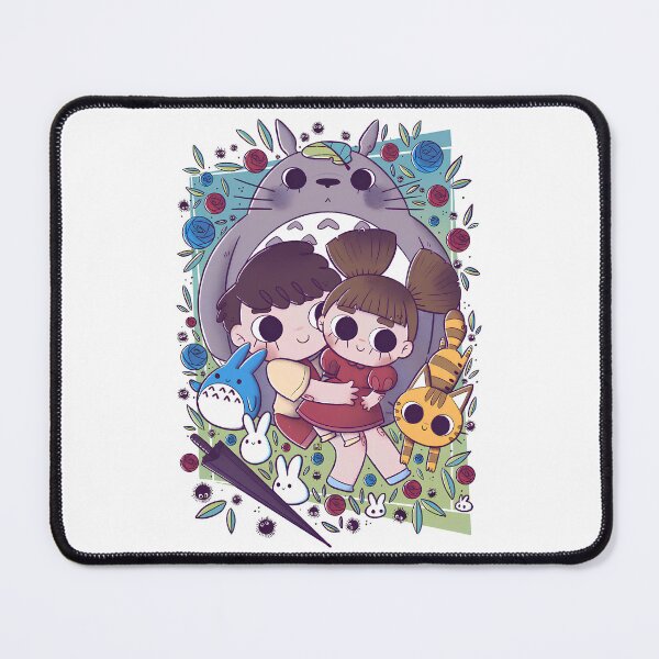 Item preview,  Cute kawaii art siblings [[totoros]] -%[ghiblis]%-playing aways cartoon style designed and sold by ITsyxuanart.