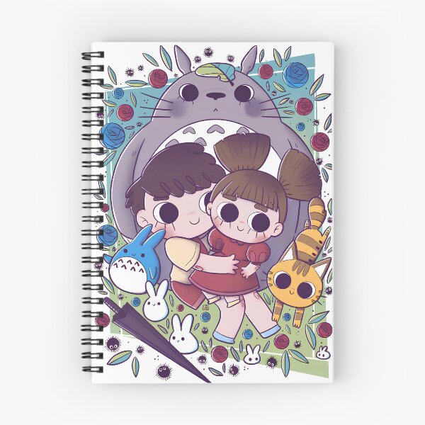 Item preview,  Cute kawaii art siblings [[totoros]] -%[ghiblis]%-playing aways cartoon style designed and sold by ITsyxuanart.