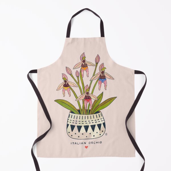 Item preview, Funny Italian Orchid Botanical Humor Flower Pot designed and sold by Itouchedabee.