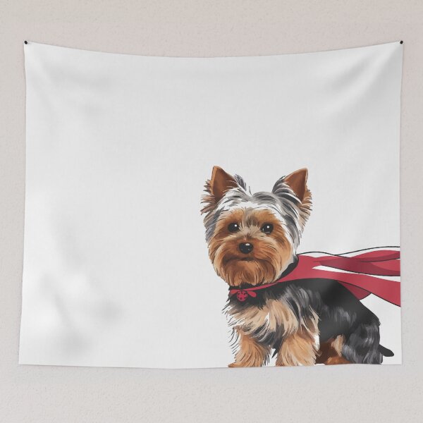 Item preview, Yorkshire Terrier Superhero Cape designed and sold by NiftyWrx.