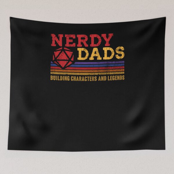 Item preview, Nerdy Dads Building Characters And Legends Dungeons And Dragons Father designed and sold by RetroMini2026.
