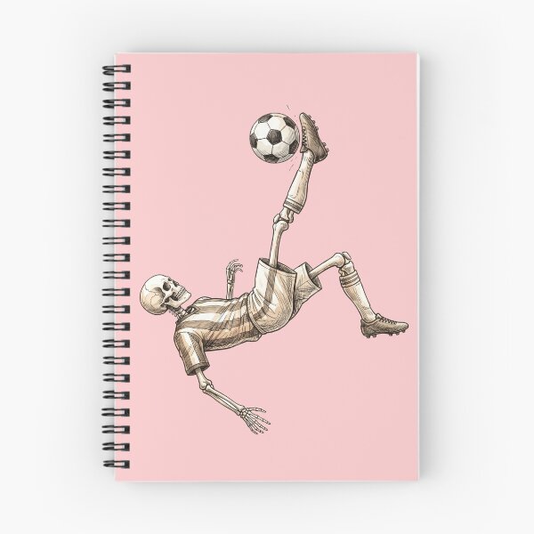 Item preview, Majestic Watercolor Skeleton Soccer Overhead Bicycle Kick Art designed and sold by BreezifyDesignStudio.