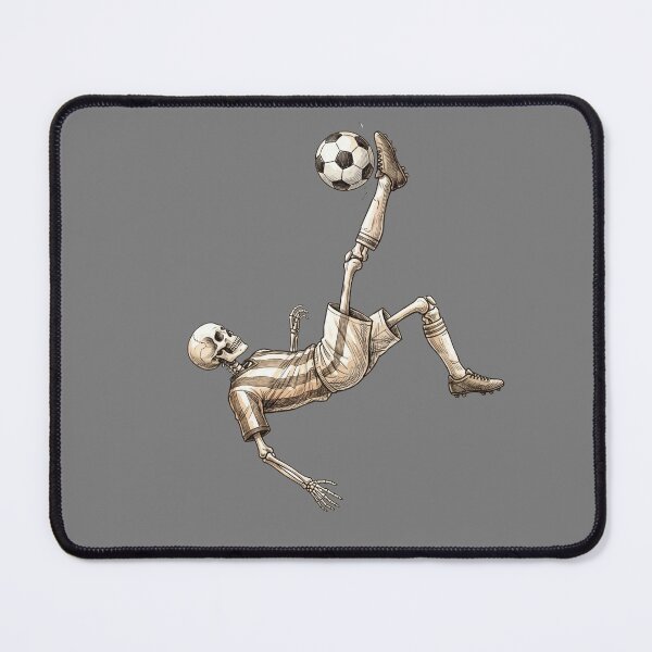Item preview, Majestic Watercolor Skeleton Soccer Overhead Bicycle Kick Art designed and sold by BreezifyDesignStudio.