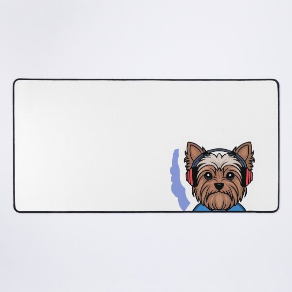Item preview, DJ Yorkshire Terrier with 'Drop the Beat' Text designed and sold by NiftyWrx.
