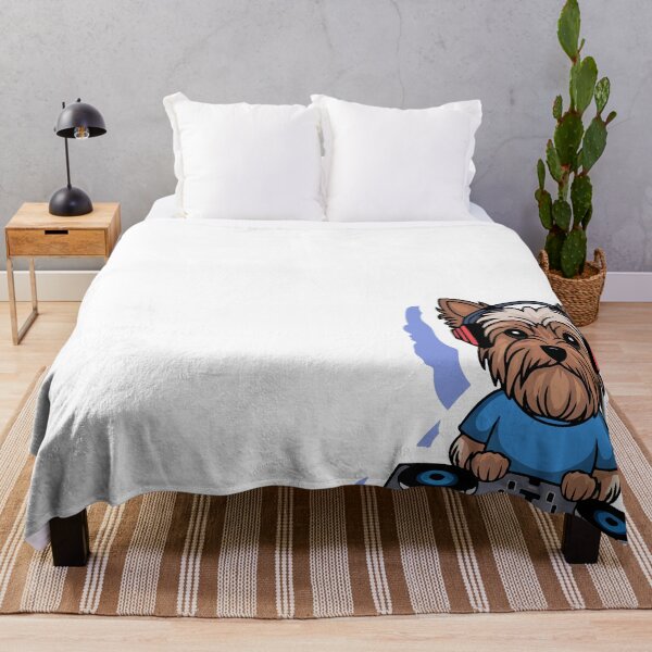 Item preview, DJ Yorkshire Terrier with 'Drop the Beat' Text designed and sold by NiftyWrx.
