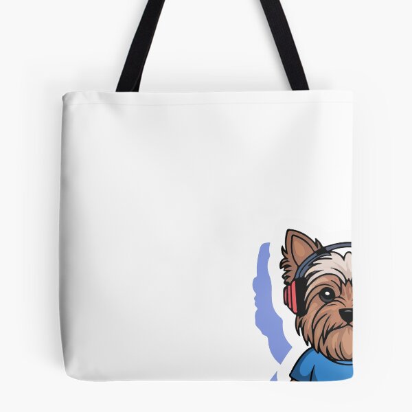Item preview, DJ Yorkshire Terrier with 'Drop the Beat' Text designed and sold by NiftyWrx.