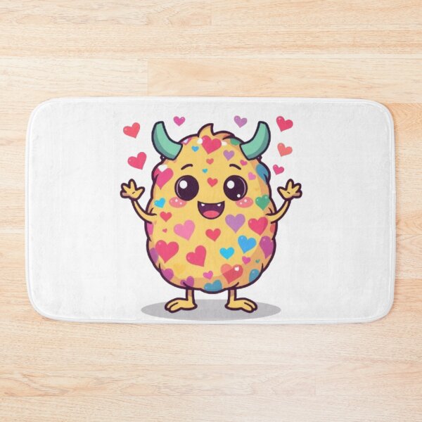 Item preview, Rainbow Heart Monster Kawaii Sticker designed and sold by Stylestickers55.