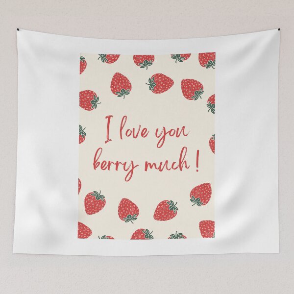 Item preview, Cream I Love You Berry Much! designed and sold by BillieBroome.