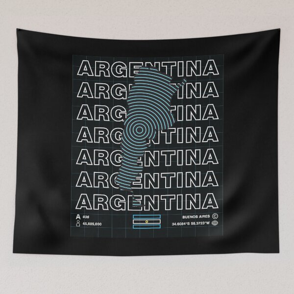 Item preview, Argentina Minimal Map designed and sold by Atlas-Array.
