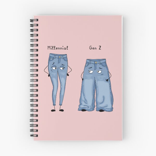 Item preview, Millennial vs Gen Z Jeans Fashion Showdown designed and sold by OKartashova.