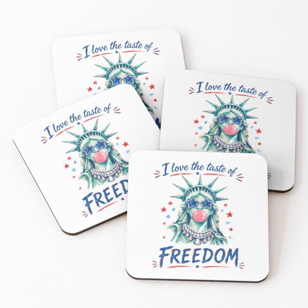 Item preview, I Love The Taste Of Freedom American Patriot USA Independence Day designed and sold by RetroMini2026.