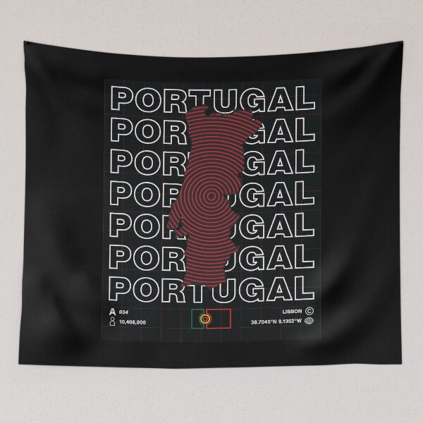 Item preview, Portugal Minimal Map designed and sold by Atlas-Array.