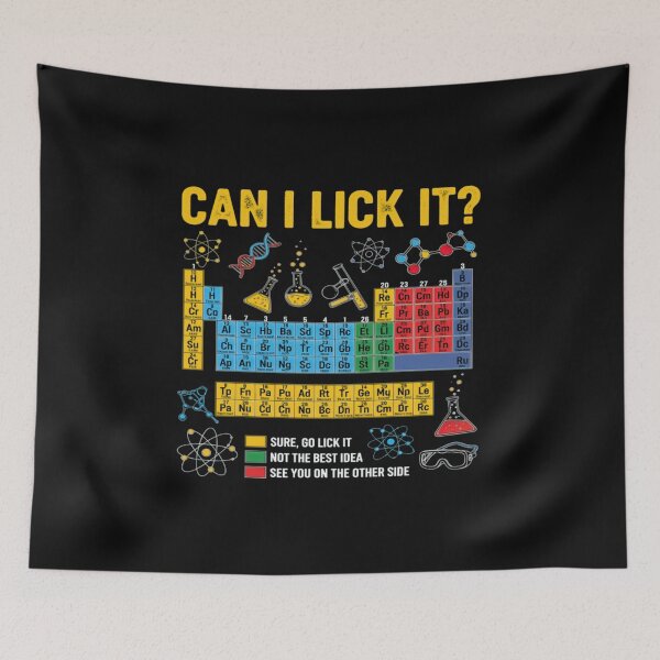 Item preview, Can I Lick It Chemistry Teacher Funny Science Classroom Classic T-Shirt designed and sold by RRMadeArt.