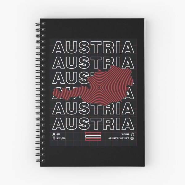 Item preview, Mapa minimalista de Austria designed and sold by Atlas-Array.