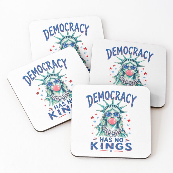 Item preview, Democracy Has No Kings American Patriot Political Freedom designed and sold by RetroMini2026.