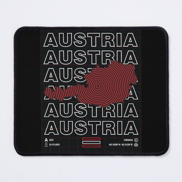 Item preview, Austria Minimal Map designed and sold by Atlas-Array.