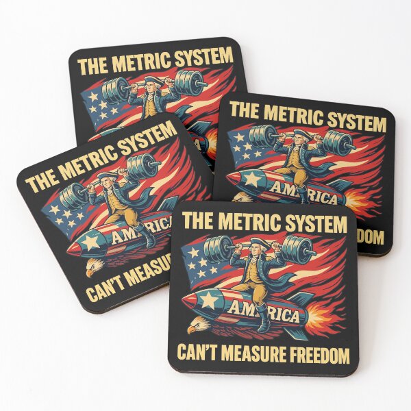 Item preview, Metric System Cant Measure Freedom Patriotic Weightlifting Gym designed and sold by Vermanartist.