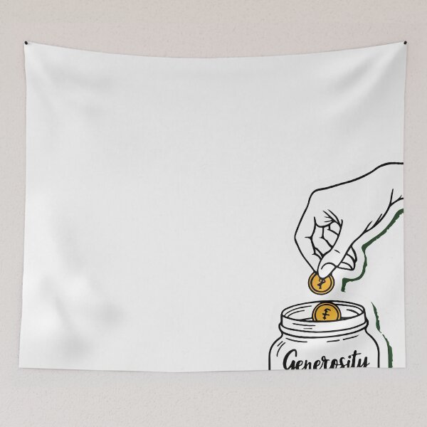 Item preview, Generosity is a Lifestyle designed and sold by NiftyWrx.