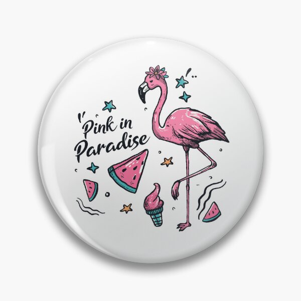 Item preview, Cute Flamingo in Paradise designed and sold by LaboyStudio.