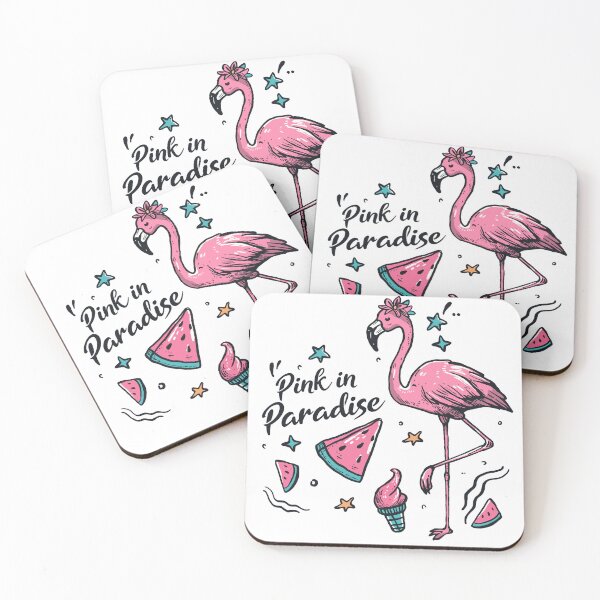 Item preview, Cute Flamingo in Paradise designed and sold by LaboyStudio.