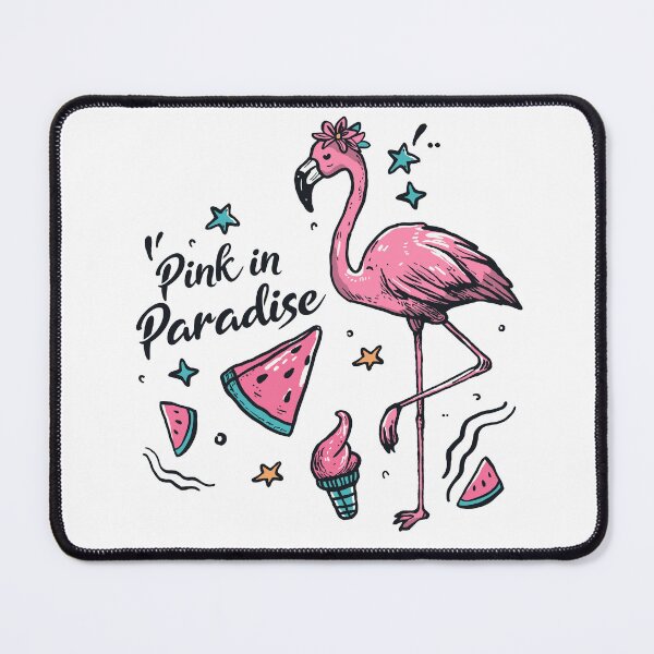 Item preview, Cute Flamingo in Paradise designed and sold by LaboyStudio.