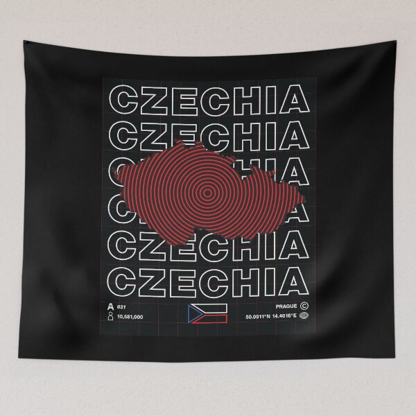 Item preview, Czechia Minimal Map designed and sold by Atlas-Array.