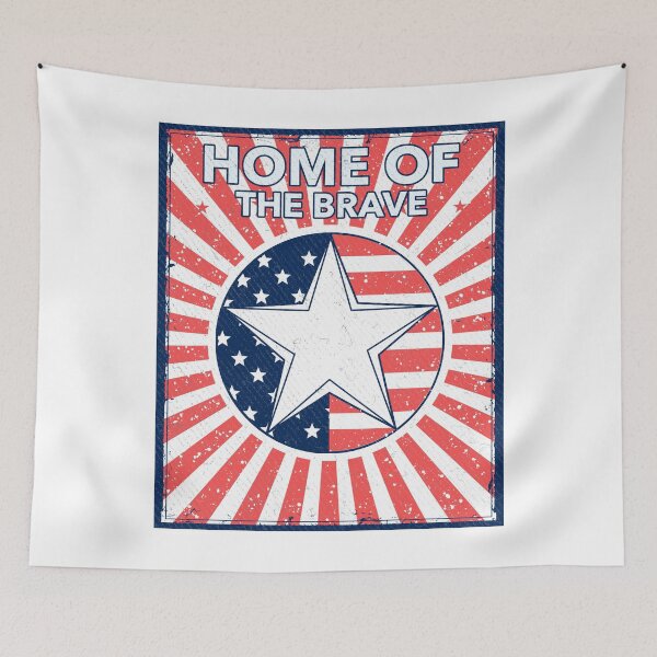 Item preview, HOME OF THE BRAVE designed and sold by SudeeshArt.