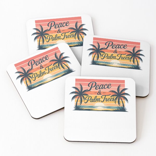 Item preview, Peace & Palm Trees designed and sold by CoutureChic1.