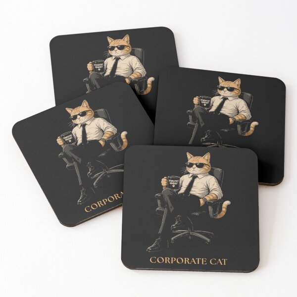 Item preview, Corporate Cat Office Humor Design designed and sold by JalwaWear.