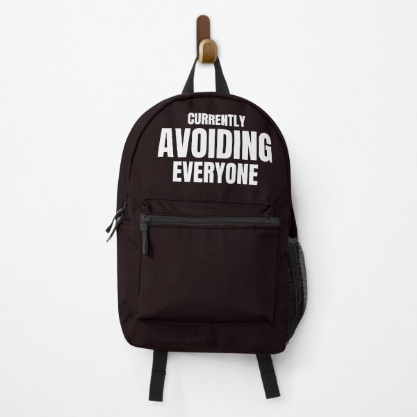 Item preview, Currently Avoiding Everyone – Funny Introvert Social Battery Quote designed and sold by ArtPer-design.