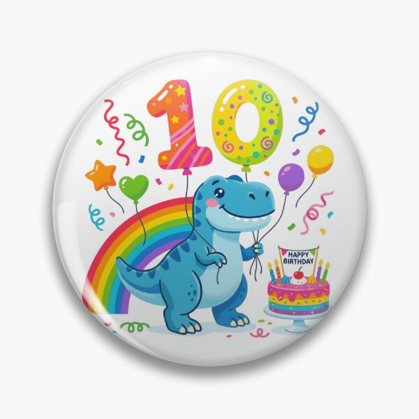 Item preview, Ten saurus T-rex 10th birthday dino lover designed and sold by Tronstell.