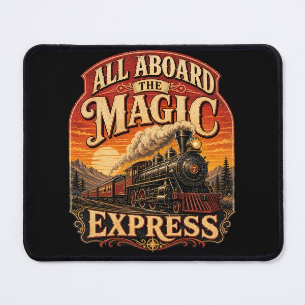 Item preview, All Aboard the Magic Express | Wizard Adventure Fantasy Travel Shirt designed and sold by rushaib.