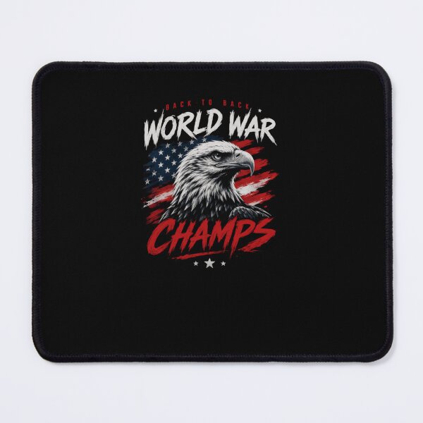 Item preview, Back To Back World War Champs American Patriot Veteran Pride designed and sold by RetroMini2026.