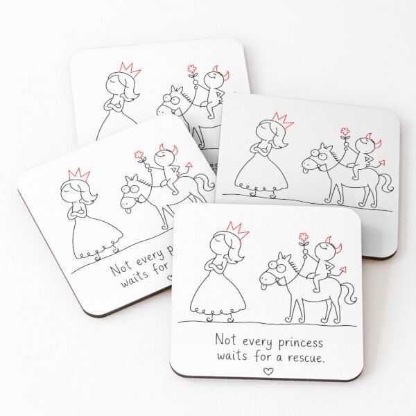 Item preview, Not Every Princess Waits for Rescue Funny Princess designed and sold by byMosia.