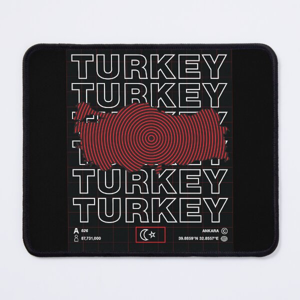 Item preview, Turkey Minimal Map designed and sold by Atlas-Array.