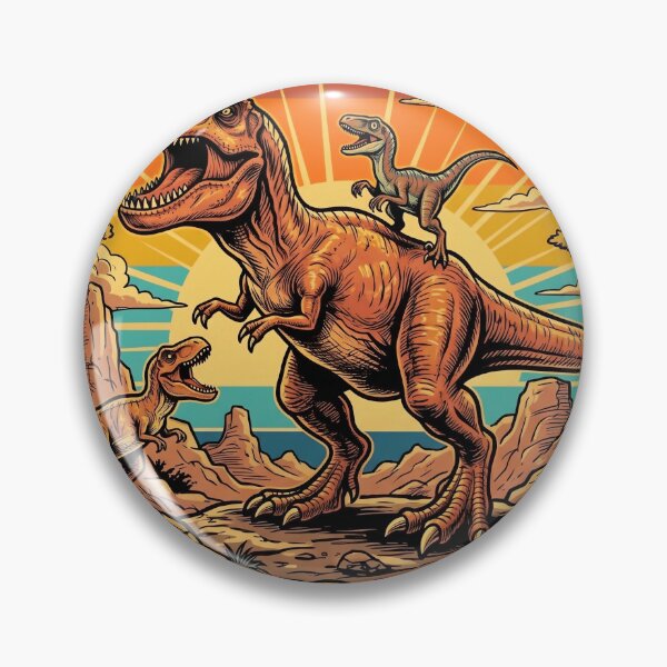 Item preview, Retro Daddysaurus Vintage T-Rex Dinosaur Father And Kids designed and sold by Vermanartist.