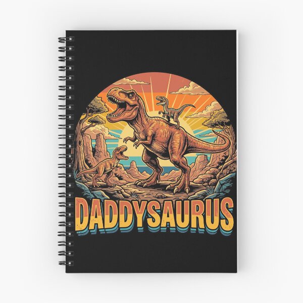 Item preview, Retro Daddysaurus Vintage T-Rex Dinosaur Father And Kids designed and sold by Vermanartist.